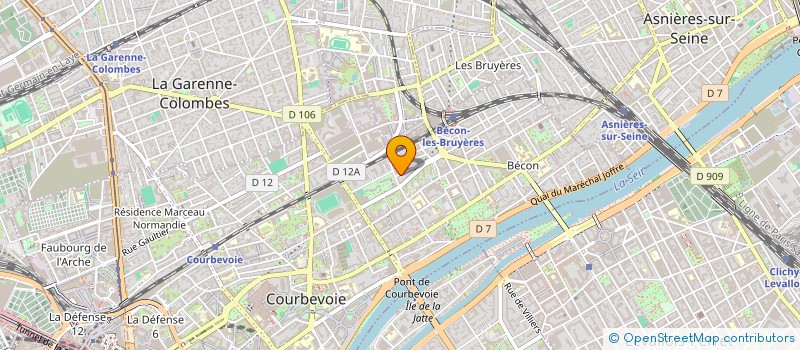 localisation de l'entreprise REGION PARISIENNE CIRCUITS IMPRIMES à COURBEVOIE