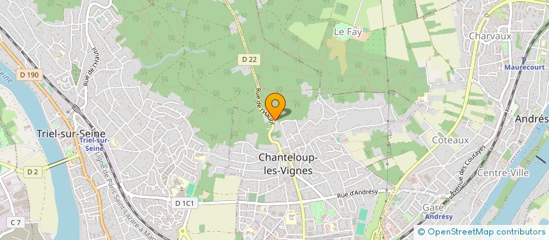 localisation de l'entreprise REGIONAL DE LOCATION  CHANTELOUP-LES-VIGNES
