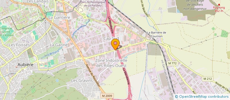 localisation de l'entreprise REGIONAL EXPRESS  AUBIERE