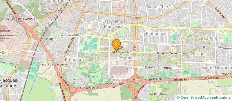 localisation de l'entreprise REGIONALE CNL  RENNES
