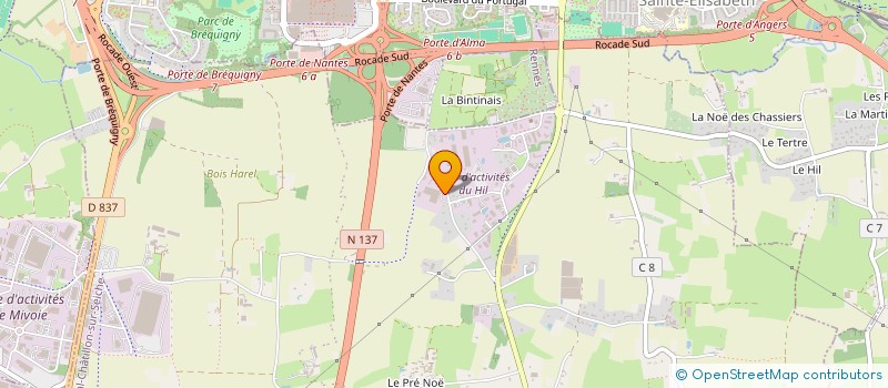 localisation de l'entreprise REGIONALE DE MATERIEL AGRICOLE à NOYAL-CHATILLON-SUR-SEICHE