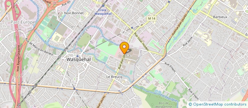 localisation de l'entreprise REGIONALE DE RESTAURATION à VILLENEUVE-D'ASCQ