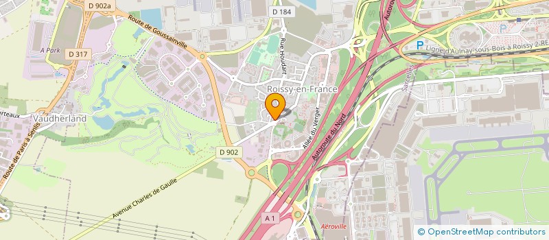 localisation de l'entreprise REGIONALE DISTRIBUTION à ROISSY-EN-FRANCE