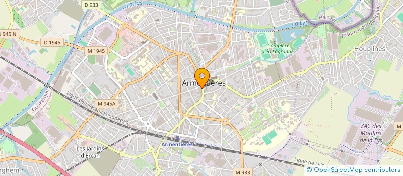 localisation de l'entreprise REGIONS MAGAZINES à ARMENTIERES