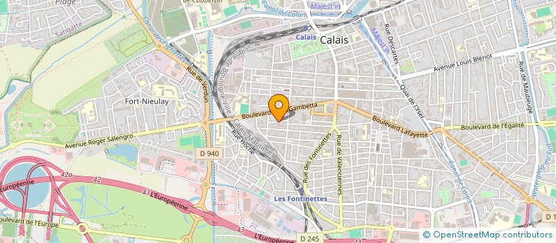 localisation de l'entreprise REGIOPACK 3 G à CALAIS