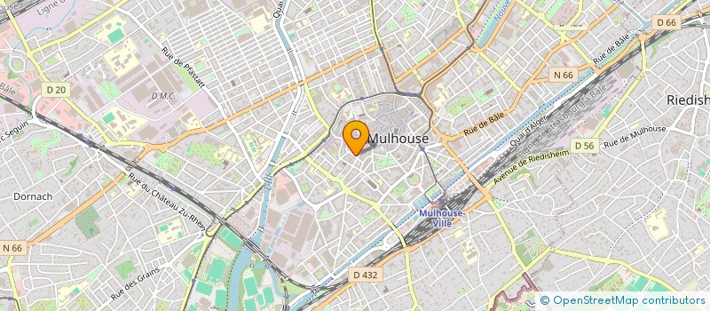 localisation de l'entreprise REGIOTECH  MULHOUSE