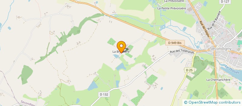 localisation de l'entreprise REGIS AYRAULT  SECONDIGNY