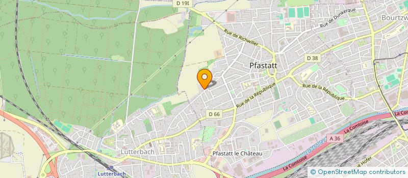localisation de l'entreprise REGIS CHOLLEY CONSULTANT à PFASTATT
