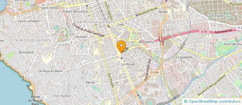 localisation de l'entreprise REGIS DE GRANDMAISON ORGANISATION à MARSEILLE