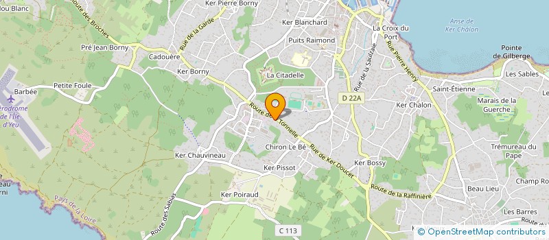 localisation de l'entreprise REGIS DOUX SARL à L'ILE-D'YEU