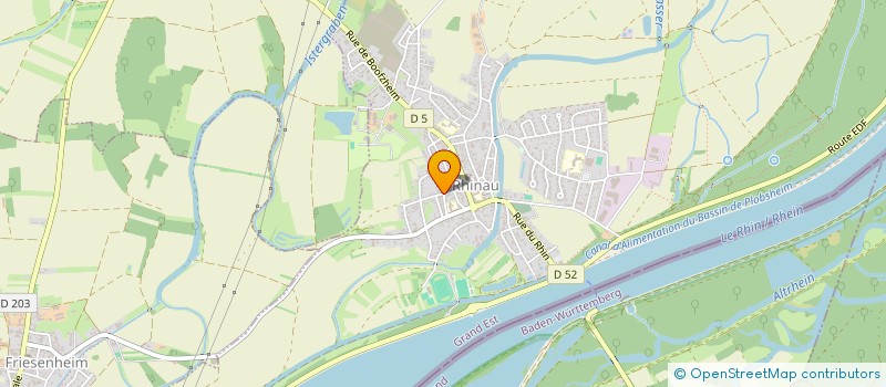 localisation de l'entreprise REGIS - FANNY  RHINAU