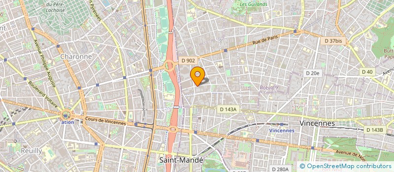 localisation de l'entreprise REGIS FERRIERE à MONTREUIL