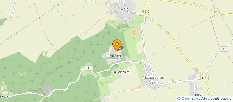 localisation de l'entreprise REGIS GUEDIN SERVICES - RGS  MEZIERES-EN-VEXIN