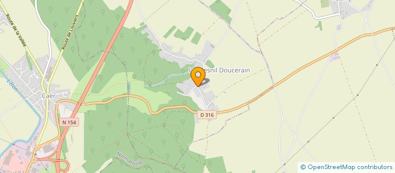 localisation de l'entreprise REGIS LE RAY  LE BOULAY-MORIN