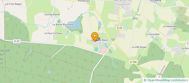 localisation de l'entreprise REGIS PRIOUL TRANSPORTS  MEZIERES-SUR-COUESNON