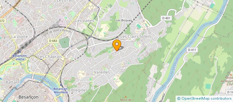 localisation de l'entreprise REGIS REGIS à BESANCON