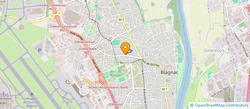 localisation de l'entreprise REGIS RESIDENCE  BLAGNAC