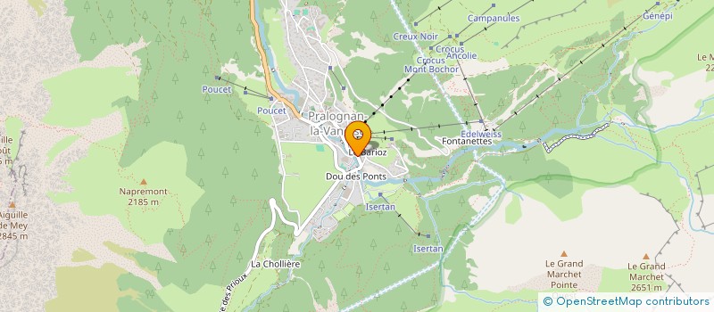 localisation de l'entreprise REGIS SPORT à PRALOGNAN-LA-VANOISE
