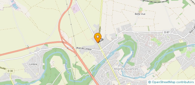 localisation de l'entreprise REGISSON à MIGNE-AUXANCES