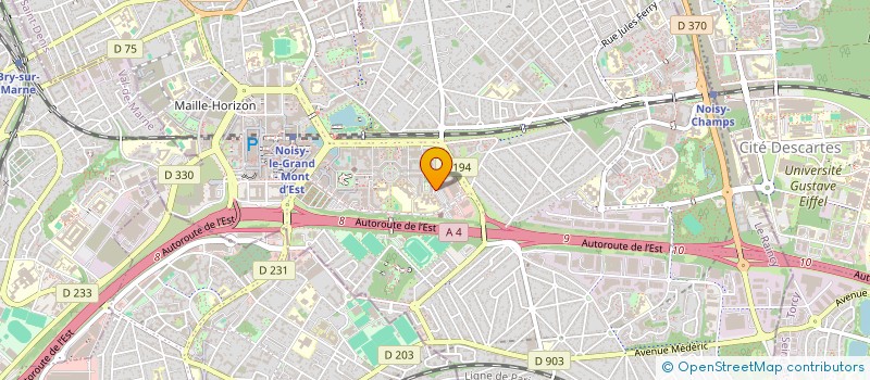 localisation de l'entreprise REGISTEC à NOISY-LE-GRAND