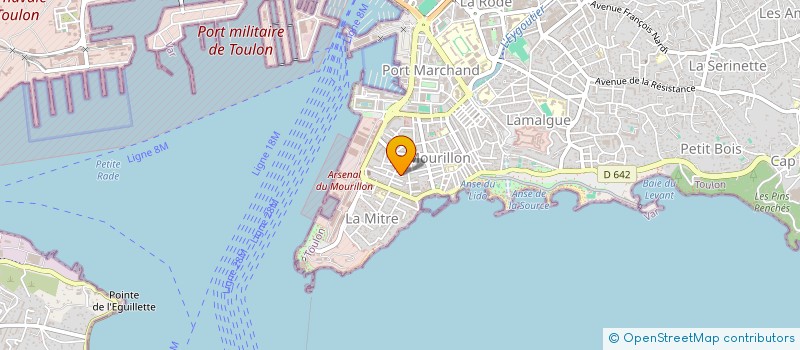 localisation de l'entreprise REGISTEF  TOULON