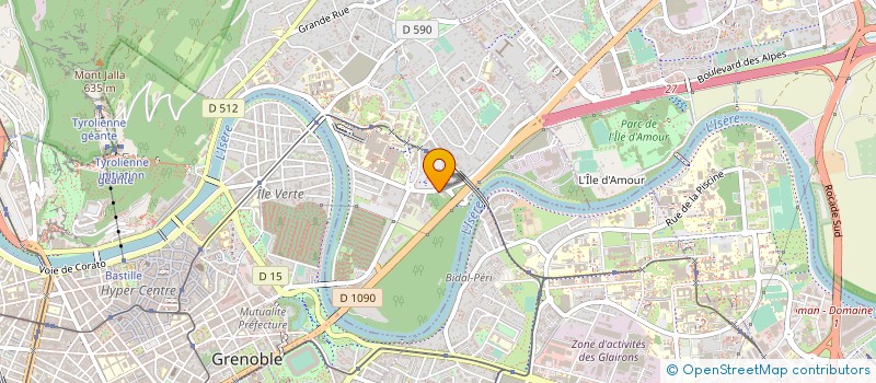 localisation de l'entreprise REGISTRE DU CANCER DE L' ISERE à LA TRONCHE
