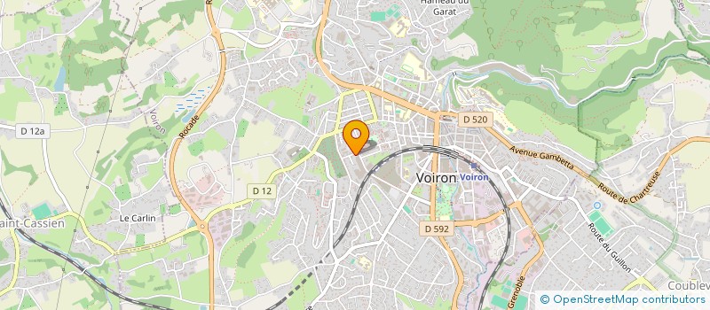 localisation de l'entreprise REGISTRES LE DAUPHIN à VOIRON