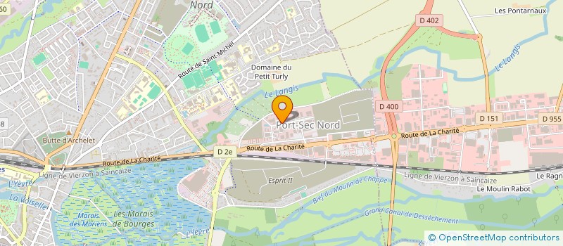 localisation de l'entreprise REGITEC à BOURGES