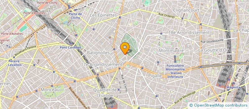 localisation de l'entreprise REGITEL à PARIS