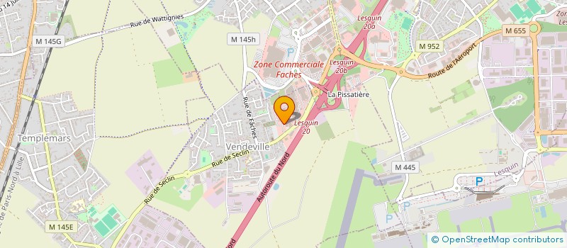 localisation de l'entreprise REGITRANS  VENDEVILLE