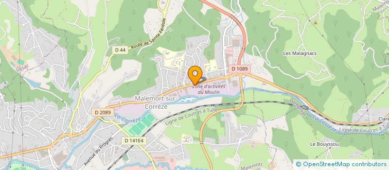 localisation de l'entreprise REGIVET  MALEMORT