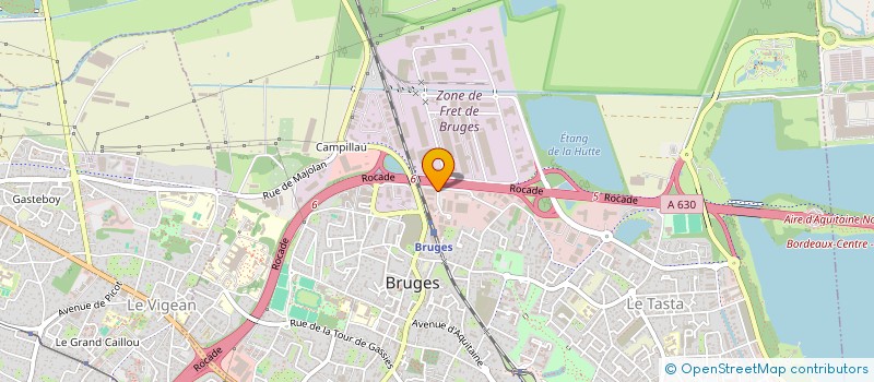 localisation de l'entreprise REGLAGES ALLUM CARBUR ELECTRICITE RADIO  LE BOUSCAT