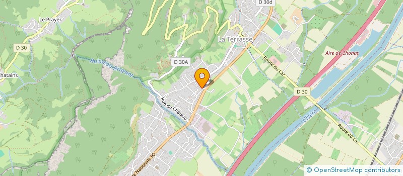 localisation de l'entreprise REGLAGES SERVICES à LA TERRASSE