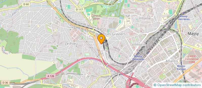 localisation de l'entreprise REGLAUTO à MASSY