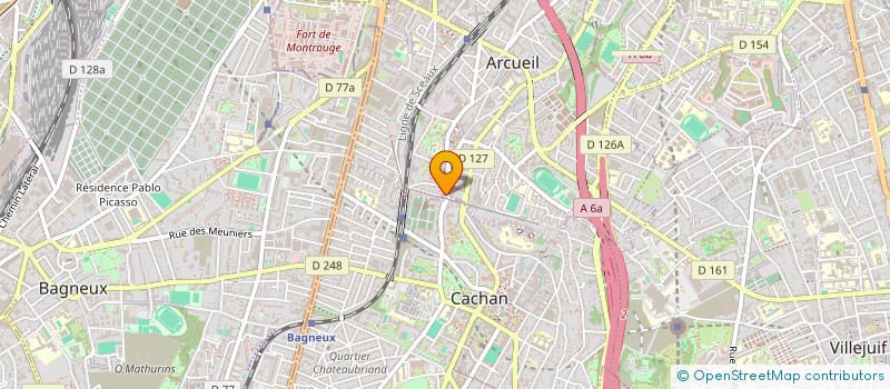 localisation de l'entreprise REGLAUTO à ARCUEIL