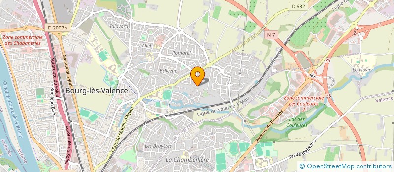 localisation de l'entreprise REGLEMENT RADIO à BOURG-LES-VALENCE