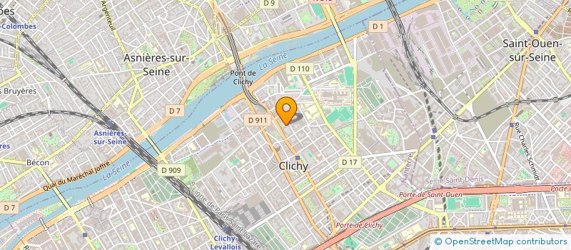 localisation de l'entreprise REGLES DE L'ART à CLICHY