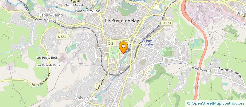 localisation de l'entreprise REGLIB 43 à LE PUY-EN-VELAY