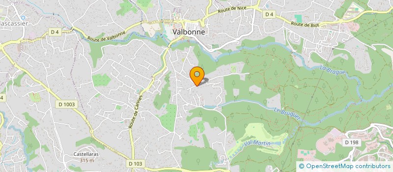 localisation de l'entreprise REGLIS CONSEIL à VALBONNE