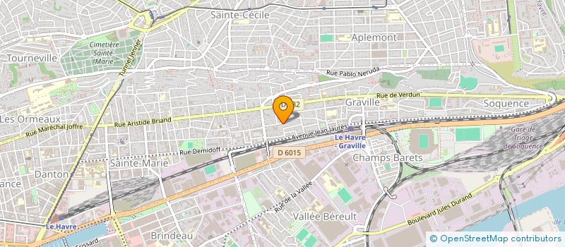 localisation de l'entreprise REGLISS IMMOBILIER à LE HAVRE