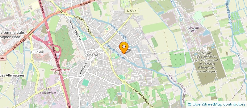 localisation de l'entreprise REGLISSE  VEDENE