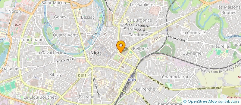localisation de l'entreprise REGLISSE  NIORT