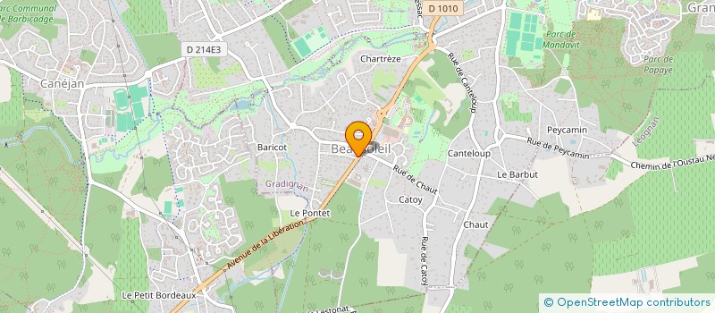 localisation de l'entreprise REGLISSE  GRADIGNAN