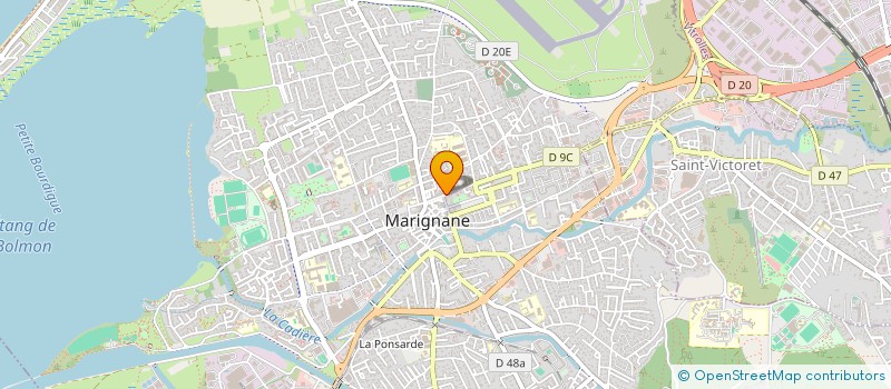 localisation de l'entreprise REGLISSE à MARIGNANE