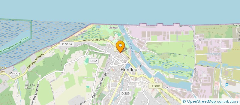 localisation de l'entreprise REGLISSE ET PAIN D'EPICES à HONFLEUR