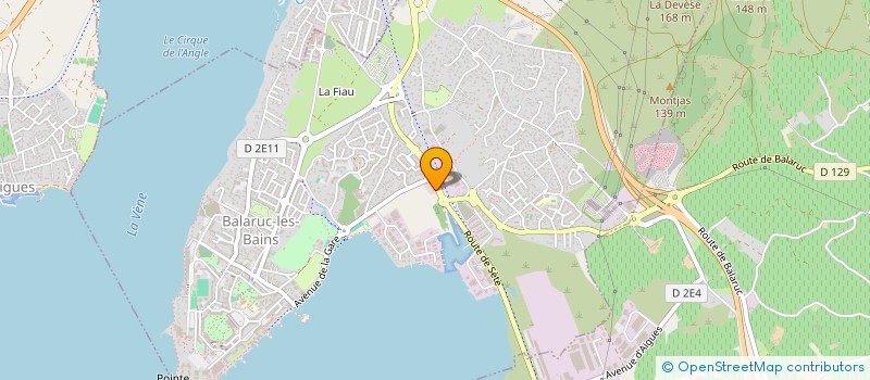 localisation de l'entreprise REGLISSE IMMMOBILIER à FRONTIGNAN