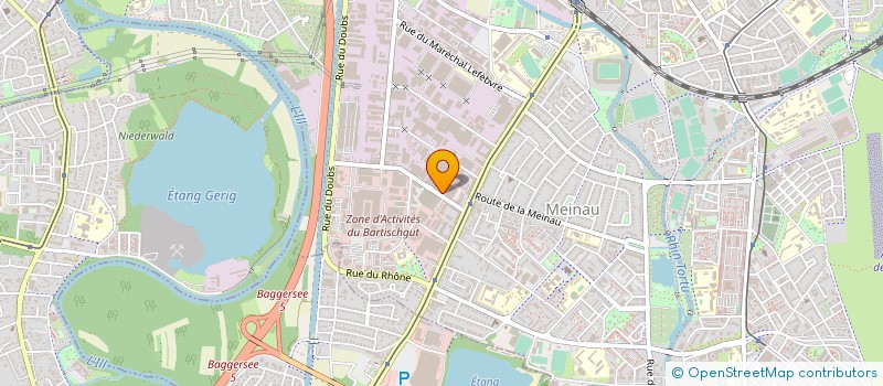 localisation de l'entreprise REGMATHERM à STRASBOURG
