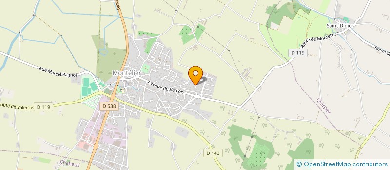 localisation de l'entreprise REGN à MONTELIER