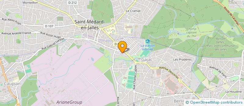 localisation de l'entreprise REGNACQ  SAINT-MEDARD-EN-JALLES