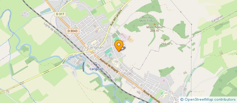 localisation de l'entreprise REGNARD  CARIGNAN